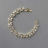 Marquise Leaf and Pear CZ Bracelet - Bracelet - Cassandra Lynne