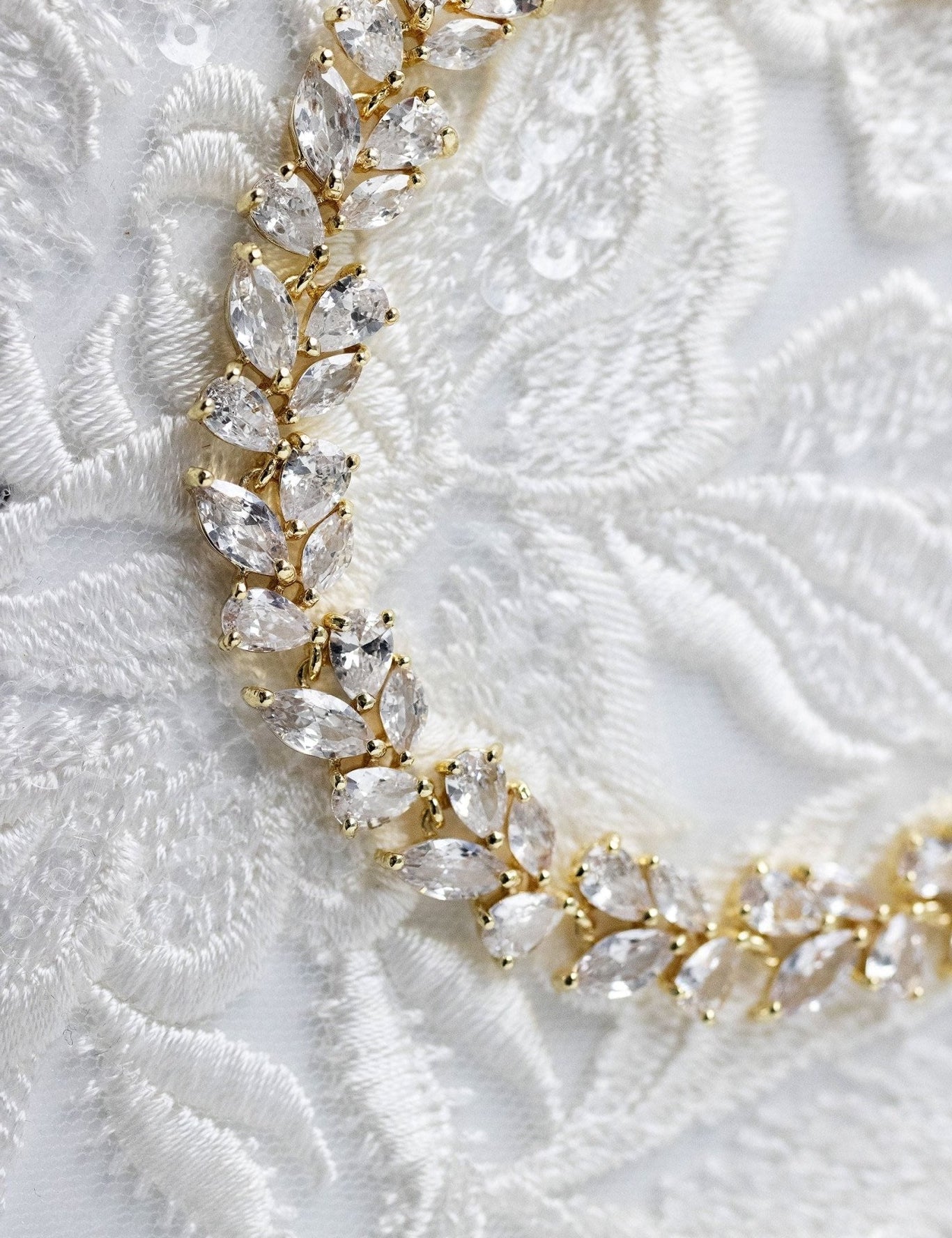 Marquise Leaf and Pear CZ Bracelet - Bracelet - Cassandra Lynne