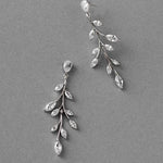 Marquise Wispy Vine CZ Bridal Earrings - Earrings - Cassandra Lynne