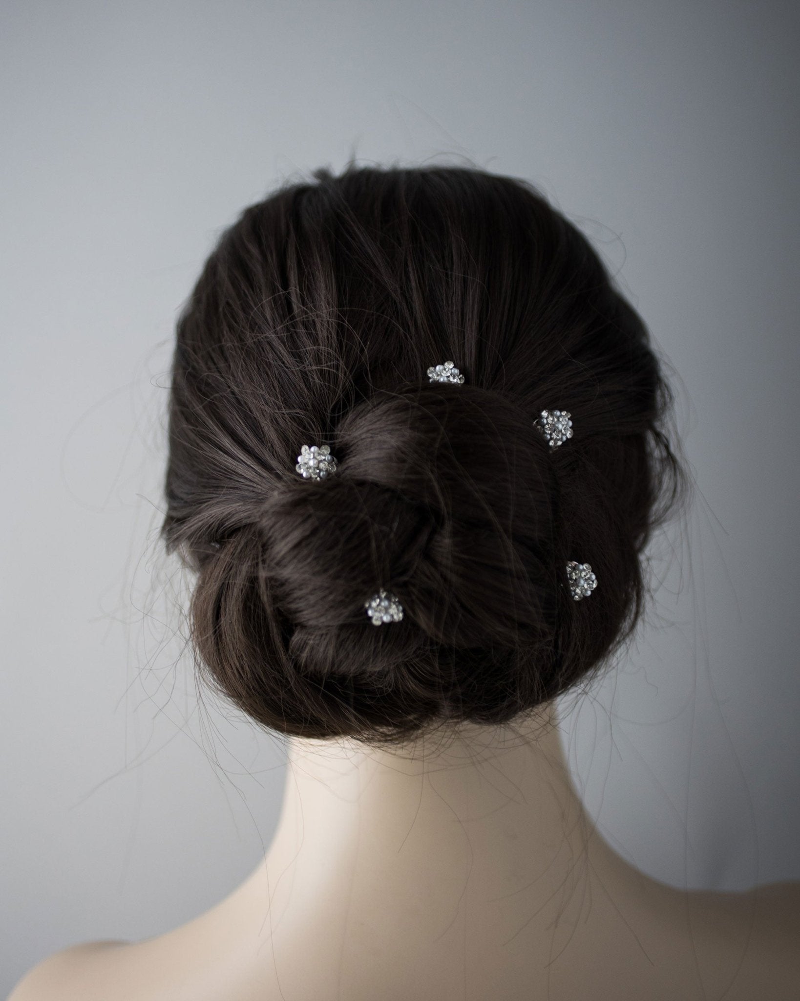 Mini Crystal and Pearl Comb Set - Hair Comb - Cassandra Lynne