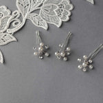 Mini Pearl and Rhinestone Hair Comb Set - Hair Comb - Cassandra Lynne