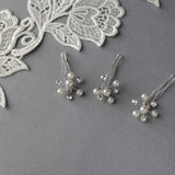 Mini Pearl and Rhinestone Hair Comb Set - Hair Comb - Cassandra Lynne
