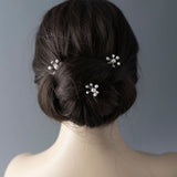 Mini Pearl and Rhinestone Hair Comb Set - Hair Comb - Cassandra Lynne