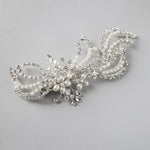 Modern Wave Pearl Wedding Clip - Hair Clips - Cassandra Lynne