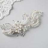 Modern Wave Pearl Wedding Clip - Hair Clips - Cassandra Lynne