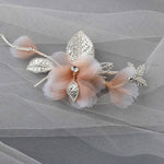 Ombre Pink and Ivory Wedding Hair Flower - Hair Clips - Cassandra Lynne