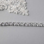 Pear Cut Cubic Zirconia Bridal Bracelet - Bracelet - Cassandra Lynne