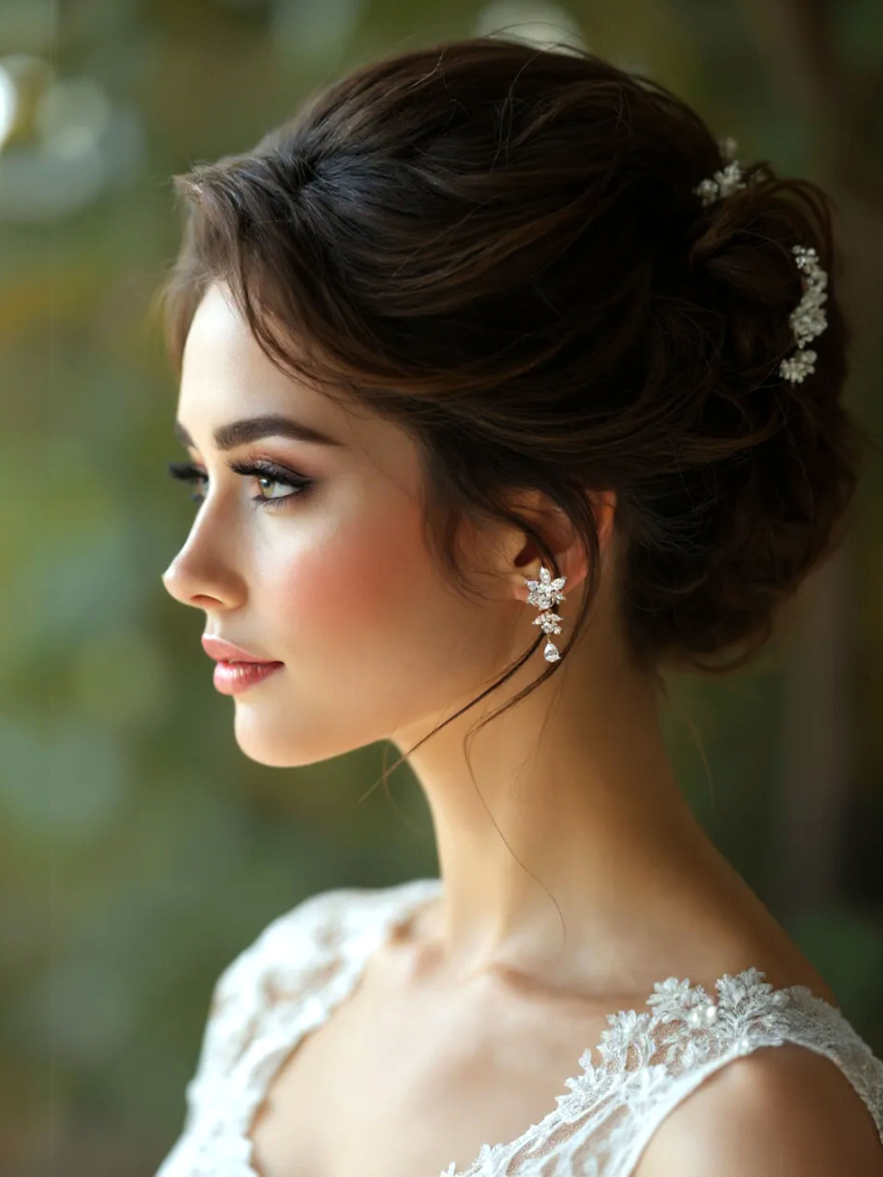 CZ Flower Earrings with Tiny Pearl Center - Cassandra Lynne