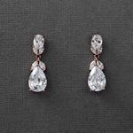Pear Drop CZ Wedding Pendant Set - Pendant - Cassandra Lynne