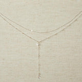 Pearl and Crystal Links Dress Jewelry - Back Necklace - Cassandra Lynne