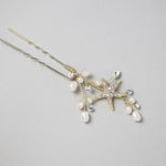 Pearl and Starfish Beach Hair Pin - Hair Pins - Cassandra Lynne