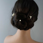 Pearl Bridal Hair Pins Set - Hair Pins - Cassandra Lynne