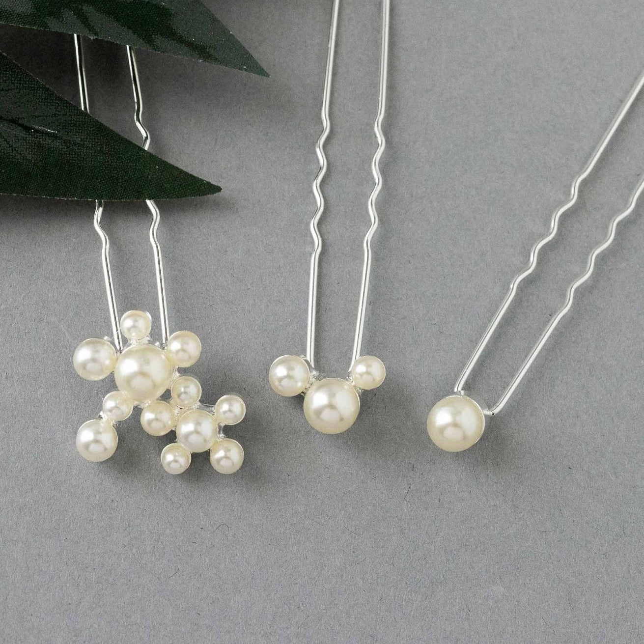 Pearl Bridal Hair Pins Set - Hair Pins - Cassandra Lynne