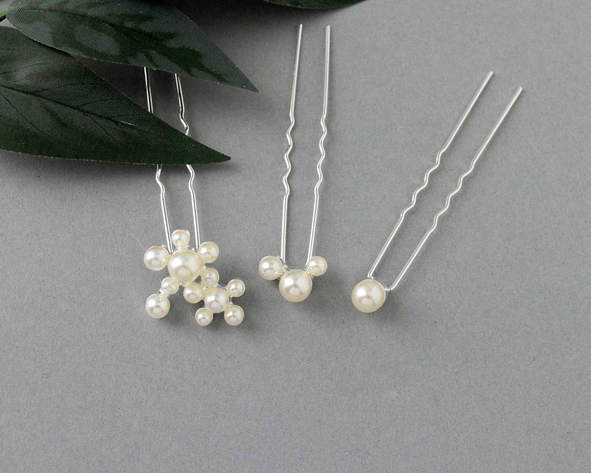Pearl Bridal Hair Pins Set - Hair Pins - Cassandra Lynne