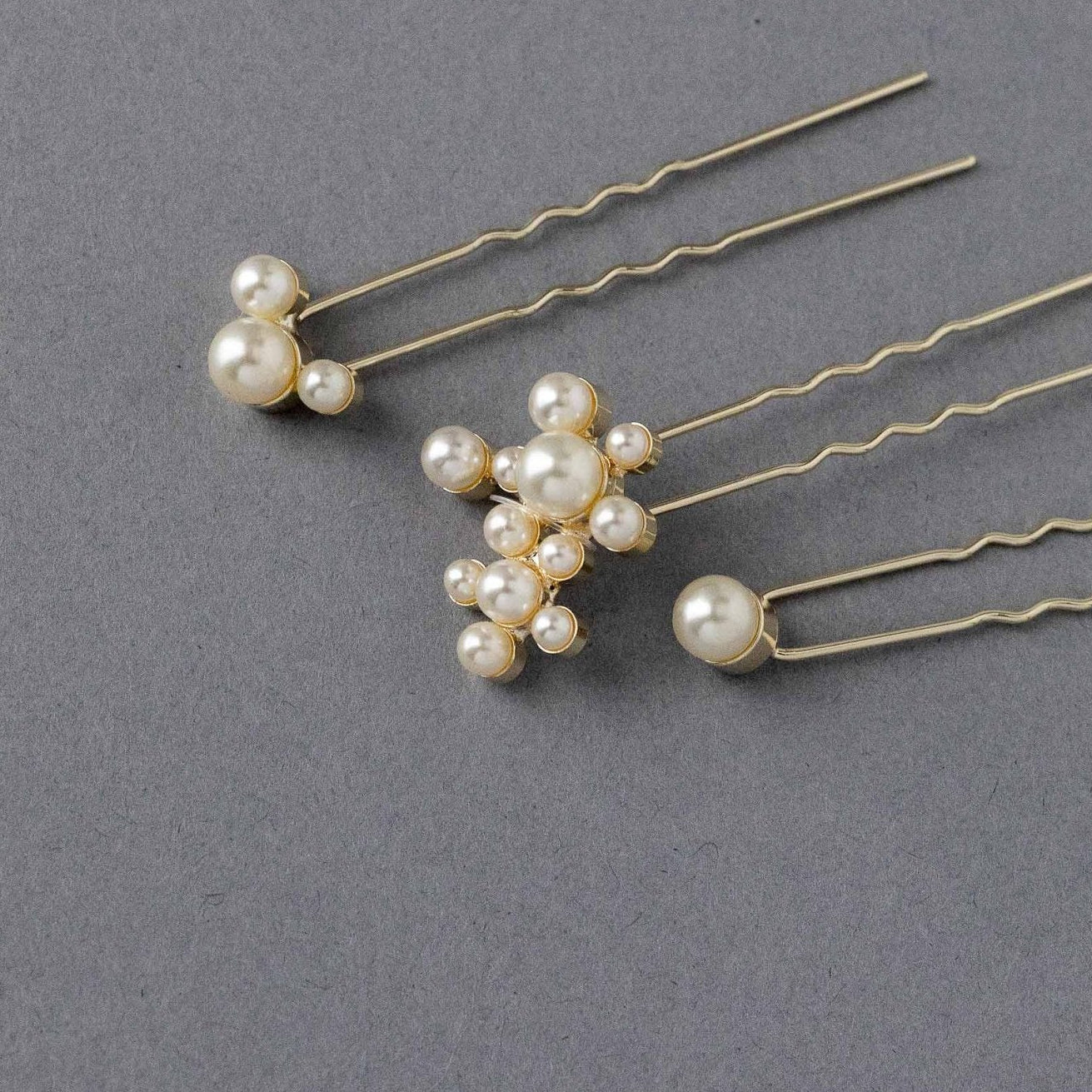 Pearl Bridal Hair Pins Set - Hair Pins - Cassandra Lynne