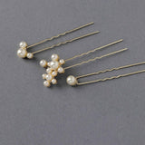 Pearl Bridal Hair Pins Set - Hair Pins - Cassandra Lynne
