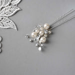 Pearl Cluster Hairpin for the Bride - Hair Pins - Cassandra Lynne