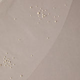 Fingertip Veil with Scattered Dense Pearl Clusters