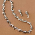 Scrolling Vines and Pearls Bridal Necklace Set - Cassandra Lynne