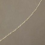Metal Flower and Beads Fingertip Bridal Veil