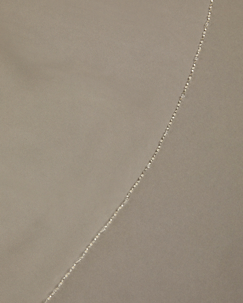Bridal Veil with Crystal Beads and Pearls