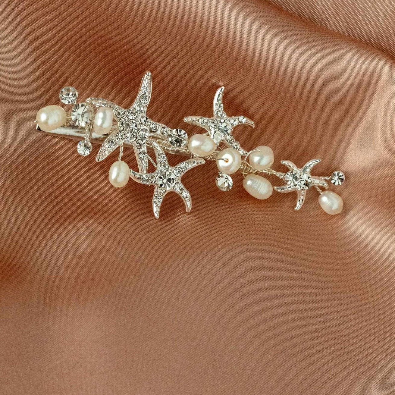 Petite Beach Bride Hair Clip - Hair Clips - Cassandra Lynne