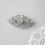 Petite Bridal Hair Clip in Antique Silver - Hair Clips - Cassandra Lynne
