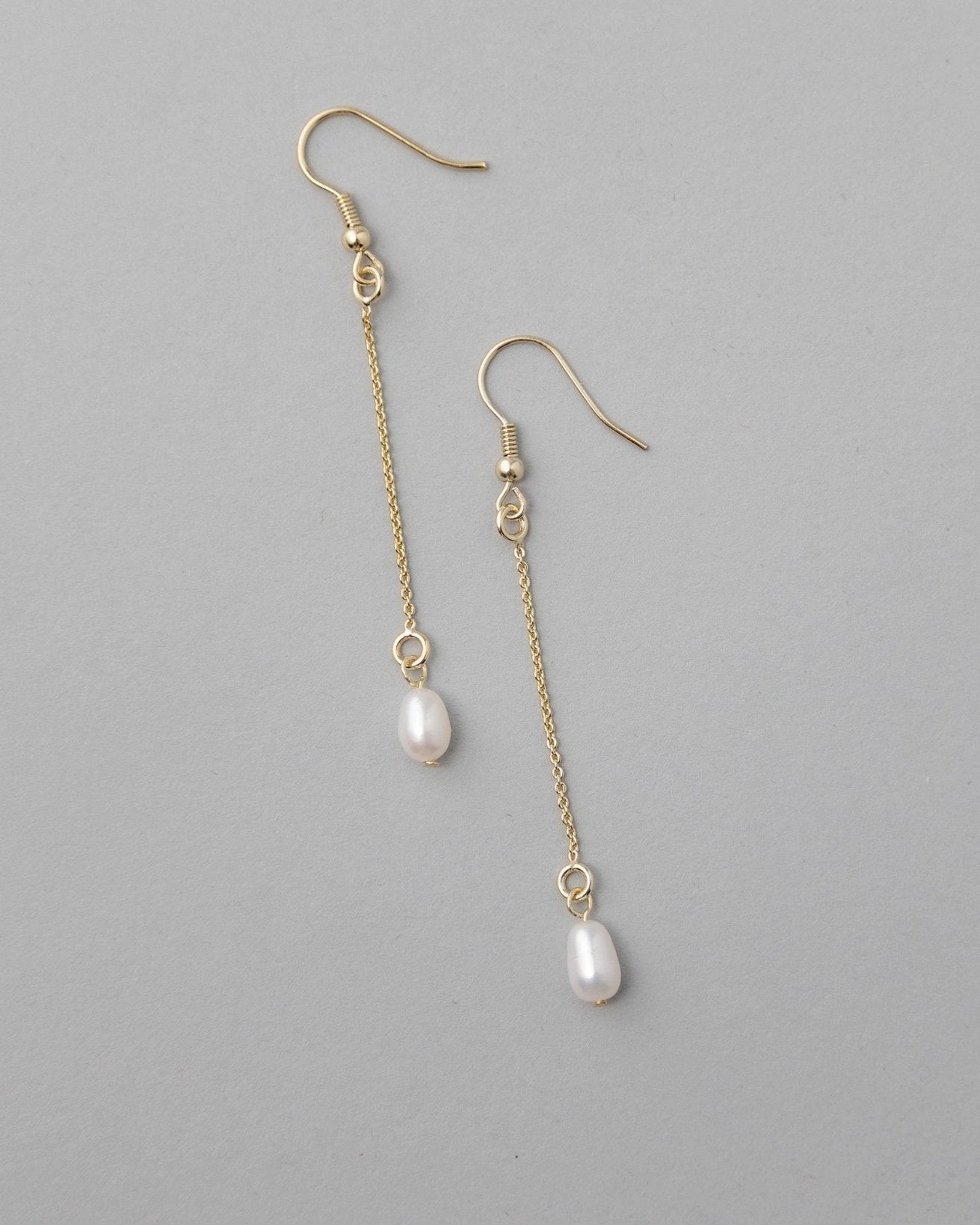 Petite Cultured Pearl Dangle Earrings - Necklace Set - Cassandra Lynne