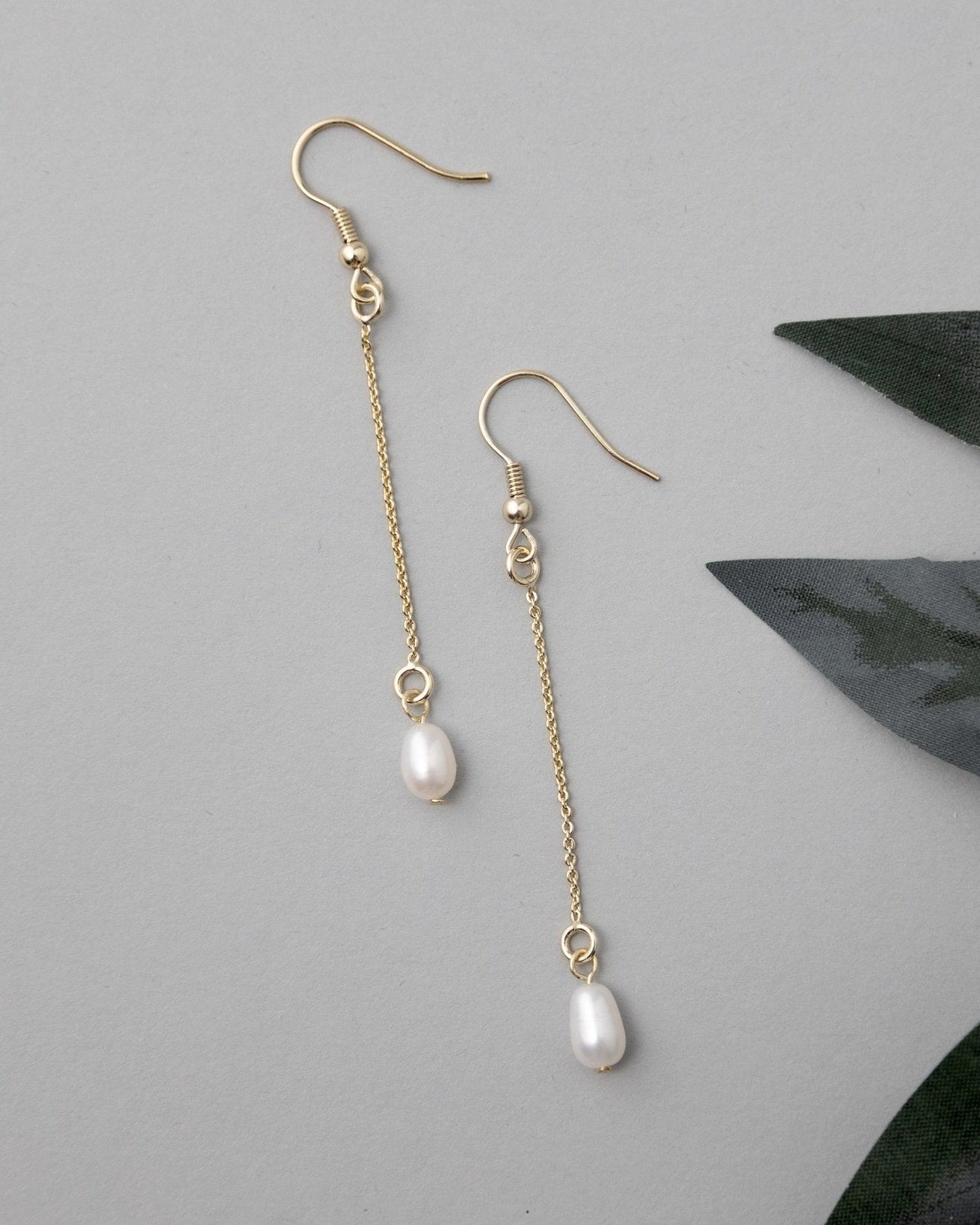 Petite Cultured Pearl Dangle Earrings - Necklace Set - Cassandra Lynne