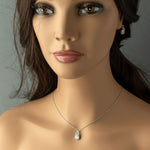 Bridesmaid Pendant Set of Brilliant Round Drops
