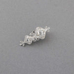 Petite Silver Wedding Hair Clip - Hair Clips - Cassandra Lynne