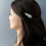 Petite Silver Wedding Hair Clip - Hair Clips - Cassandra Lynne