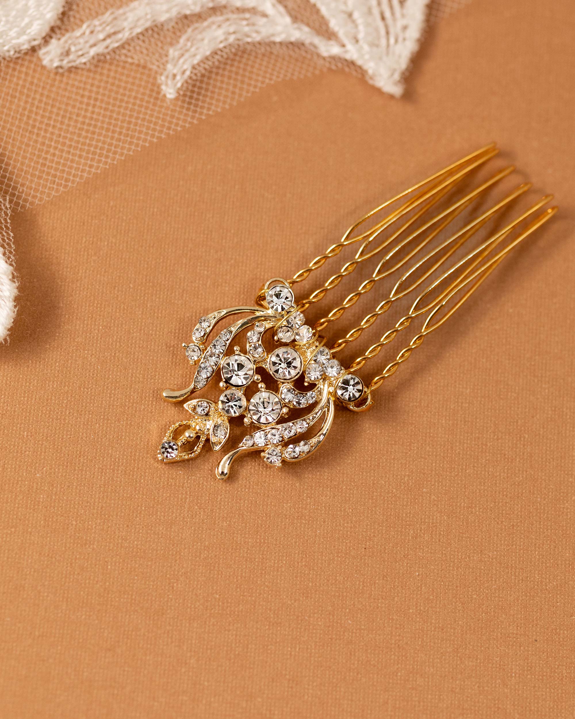Regal Styled Small Wedding Hair Comb