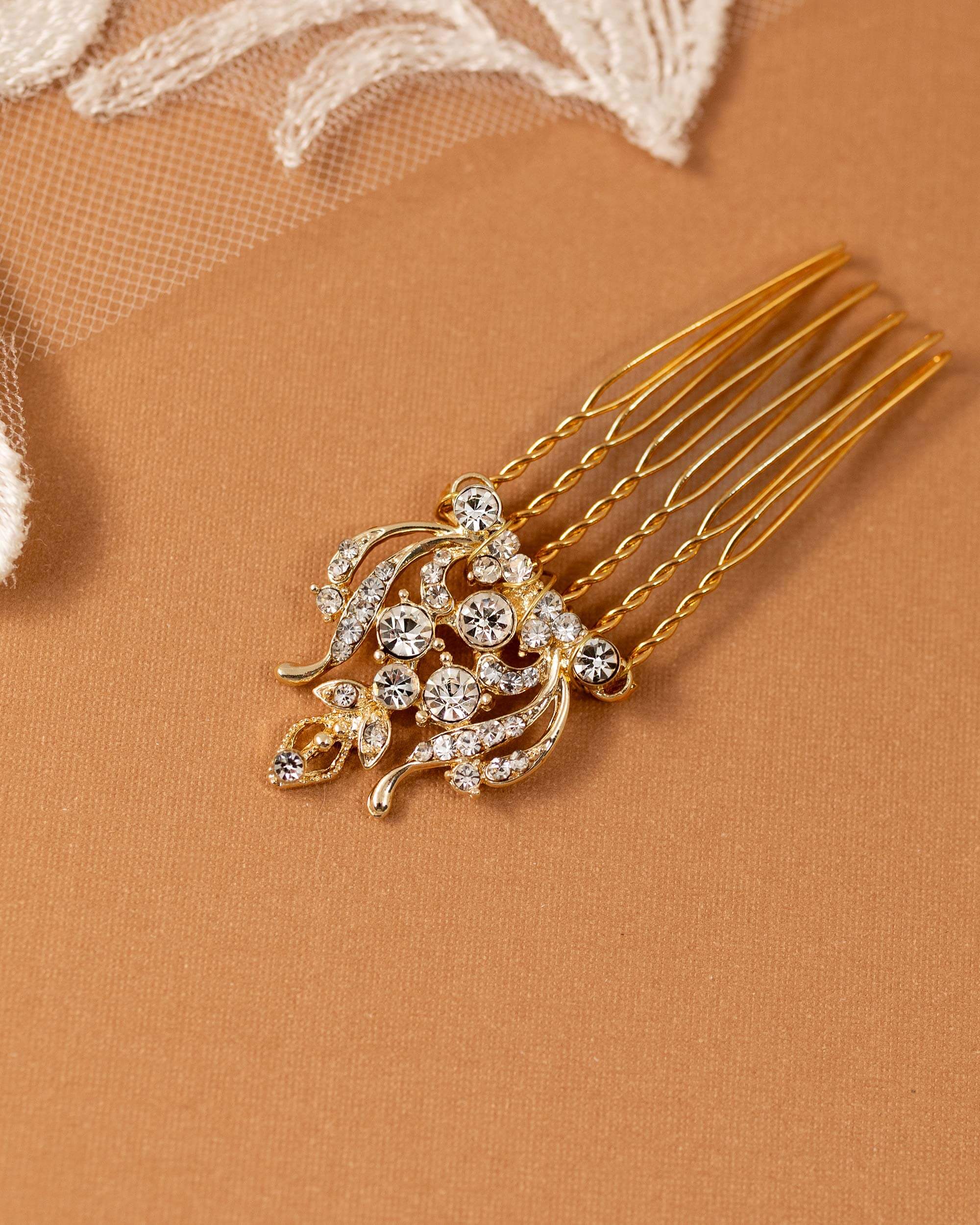 Regal Styled Small Wedding Hair Comb