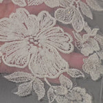 Royal Cathedral Veil with Ivory Lace and Sequins Detail