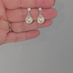 Pearl Vintage Style Earrings Wedding Jewelry - Cassandra Lynne