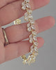 Leaf and Pear CZ Wedding Bracelet Cassandra Lynne