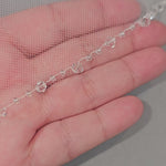 Crystal Beads Glass Beads Wedding Veil Detail