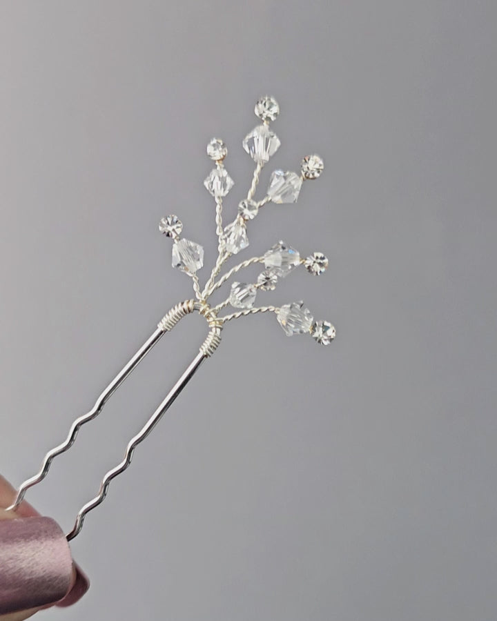 Rhinestone and Crystal Hair Pins