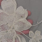 Simple Vine Lace Cathedral Bridal Veil