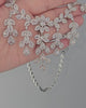 Chandelier Bridal Necklace of CZ Jewels