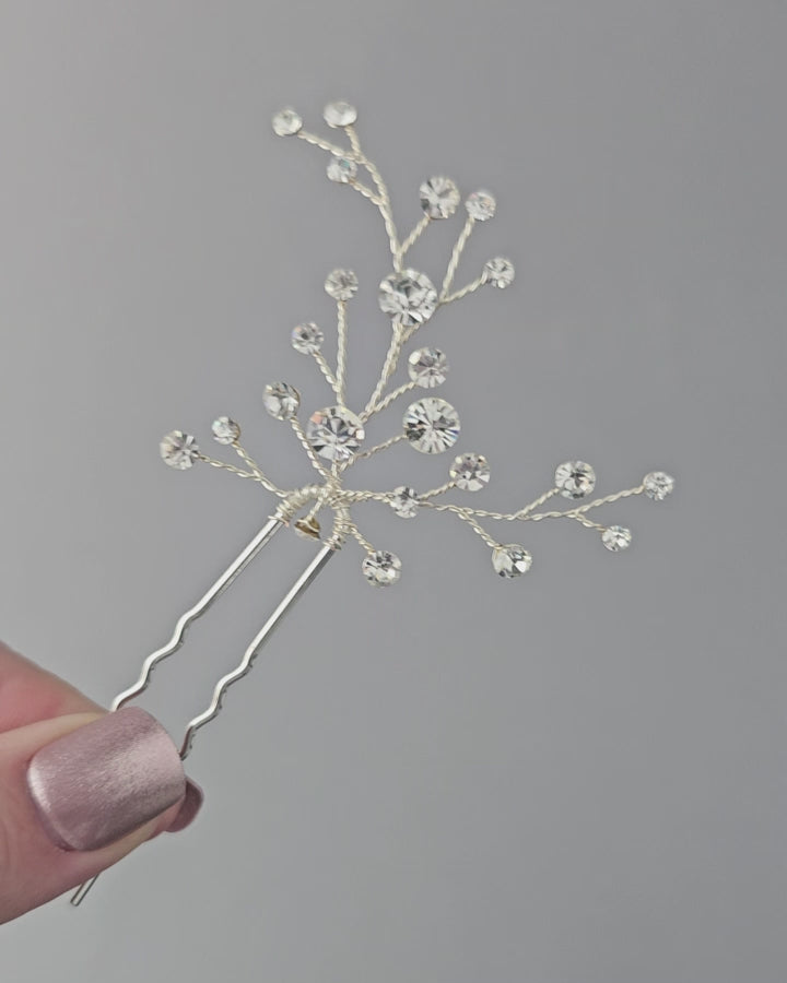 Brilliant Crystal Wedding Hair Pins