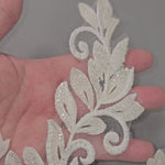 Royal Cathedral Bridal Veil with Venetian Style Appliques Detail
