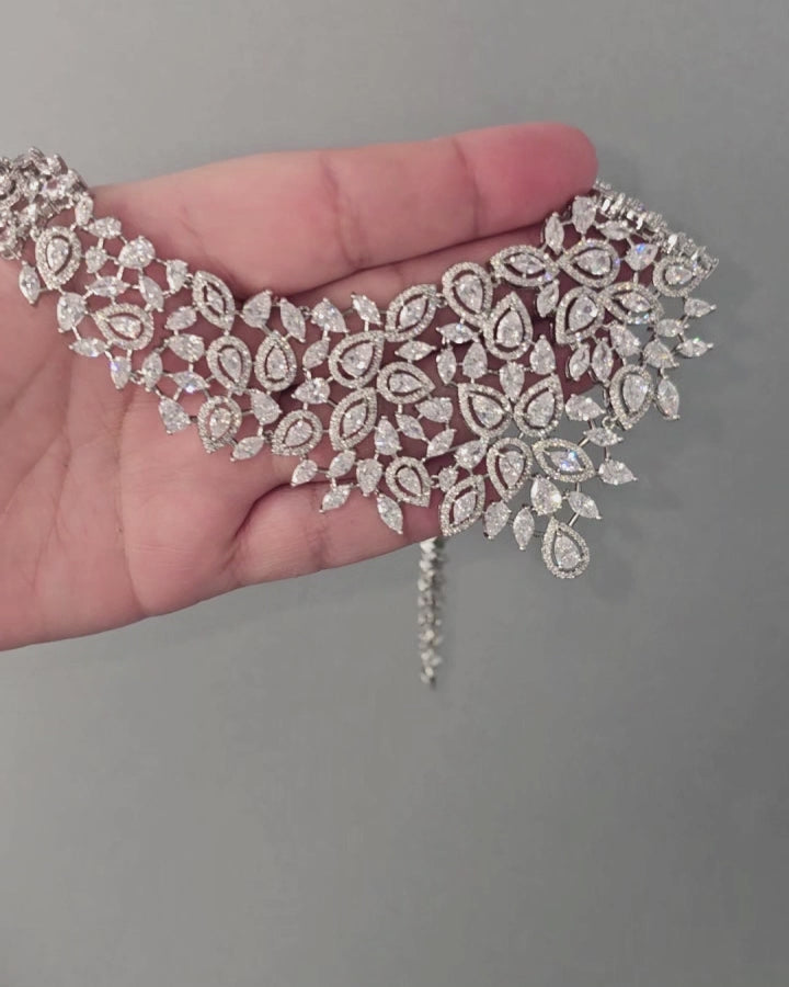 Dubai Style CZ Wedding Jewelry Set