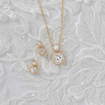 Princess Earrings and Pendant Necklace - Necklace Set - Cassandra Lynne