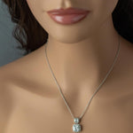 Princess Earrings and Pendant Necklace - Necklace Set - Cassandra Lynne
