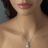 Princess Earrings and Pendant Necklace - Necklace Set - Cassandra Lynne