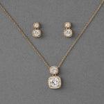 Princess Earrings and Pendant Necklace - Necklace Set - Cassandra Lynne