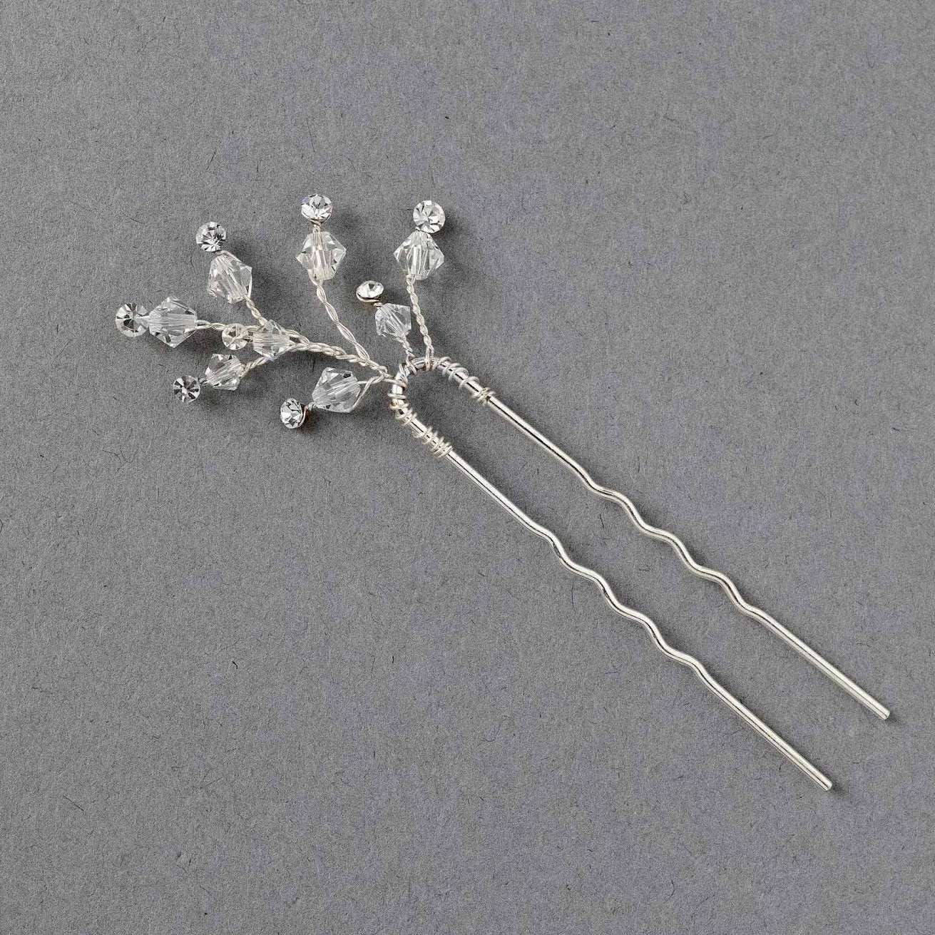 Rhinestone and Crystal Hair Pins - Hair Pins - Cassandra Lynne