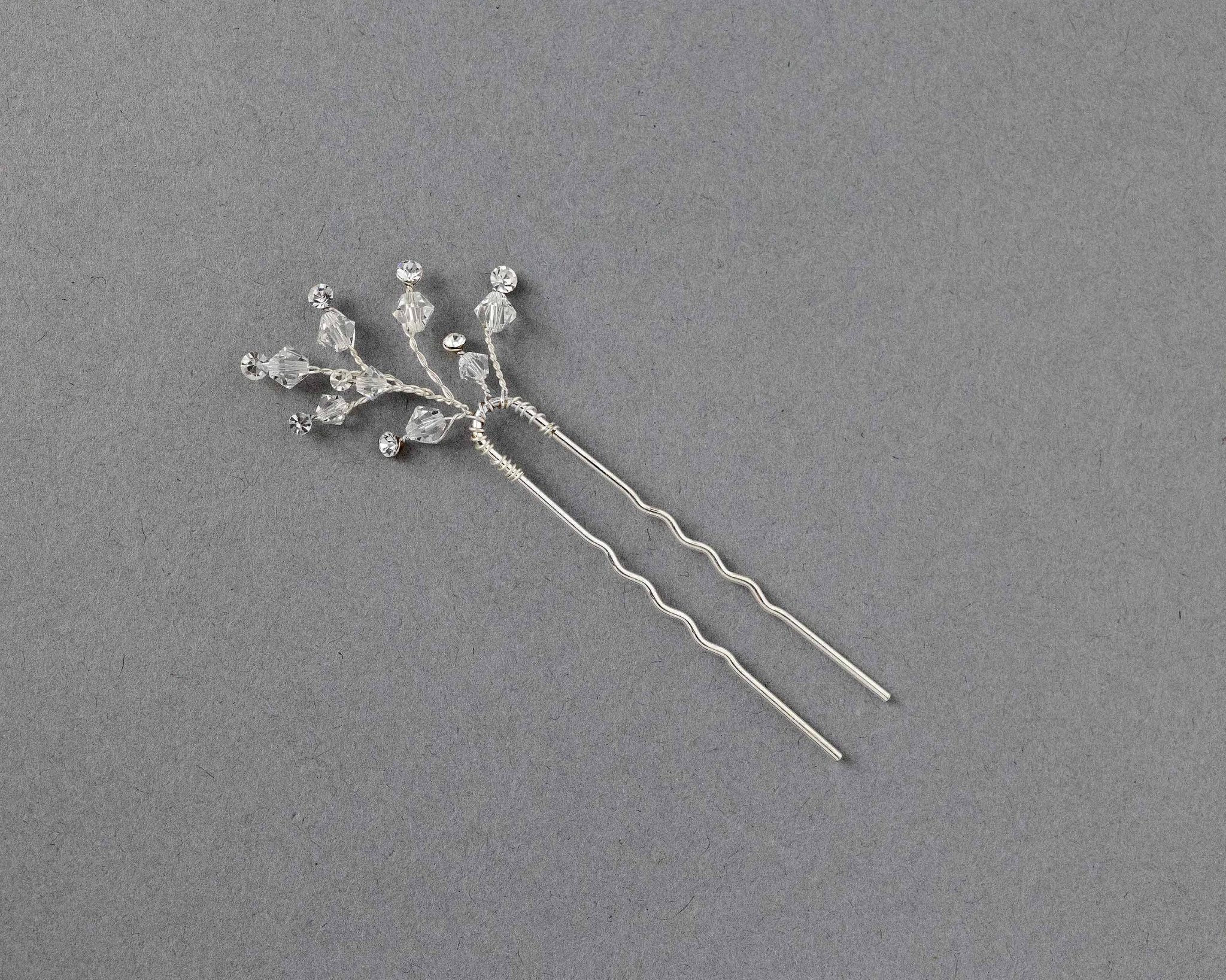 Rhinestone and Crystal Hair Pins - Hair Pins - Cassandra Lynne